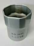 Kd 3455 2-1/2" Round Hex Wheel Bearing Lock Nut Socket 1/2" Drive. Fixed Price $6.00.