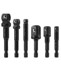 Bates- Wobble And Straight Impact Socket 6 Pcs, Straight, Black. Fixed Price $9.36.