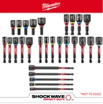 Milwaukee Shockwave Impact Duty Magnetic Nut Driver Bits All Sizes In Stock. Fixed Price $9.30.