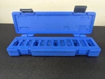 #bl257 Cornwell Blue Power Cbpiu1m Case For 1/4" Dr. Metric Universal Socket Set. Fixed Price $21.95.