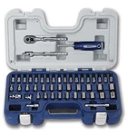 47pc Set 1/4"dr Sae&metric Supertorque 6pt Sockets,drive Tools & Hex Bits 50601a. Fixed Price $137.95.