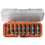 Klein Tools 65109impct 9-pc Sae Deep-well 3/8" Drive Impact Socket Set Modbox. Fixed Price $83.09.