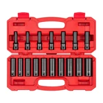 17 Piece 1/2 In. Drive 12 Point Impact Socket Set Tekton Sid92339. Fixed Price $94.99.