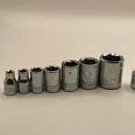 Stanley Mixed Socket Set 16 Piece Metric Sae 6 Point Chrome Drive Tools. Fixed Price $15.44.