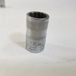 Craftsman 1/2" Drive 15mm 12 Point Socket Metric Model Vv 44236 Top Knurl. Fixed Price $9.99.