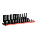 Capri Tools 1/4 In. Drive Shallow And Deep Impact Socket Set, 3/16 To 9/16 In.... Fixed Price $82.92.