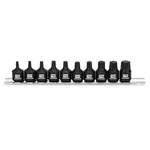 Mixpower 10 Pieces 3/8" Drive Impact Torx Bit Sockets,t25-t70,cr-mo Impact.... Fixed Price $28.79.