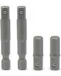 Dofedofo 1/4 Hex To Socket Adapter, 4-piece Set, Suitable For Drill Drive.... Fixed Price $7.54.