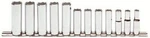 3/8" Drive 12 Piece Metric Deep Socket Set - 6 Point Large, Multi. Fixed Price $143.99.
