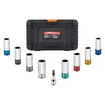 Vevor 9-piece Lug Nut Impact Socket Set 1/2 Inch Drive, Metric And Sae, 6-point,. Fixed Price $66.46.