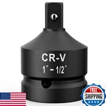 Impact Socket Adapter Reducer Set 1" To 1/2" Breaker Bar Wrench Conversion Kit. Fixed Price $20.84.