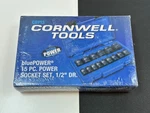 Cornwell Cbpi3 15pc 1/2 Drive Metric 10mm-24mm Shallow Impact Socket Set. Fixed Price $149.99.