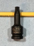 Grey Pneumatic 1147t 3/8 Drive T-47 Torx Impact Socket. Fixed Price $15.00.