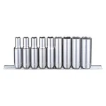 Westward 53pn39 Socket Set,chrome,1/4in To 5/8in,6 Point. Fixed Price $23.64.