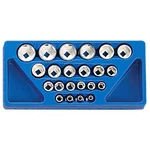 Genius Tools 22 Piece 1/2" Dr. Sae Hand Socket Set - Ss-422s. Fixed Price $129.37.