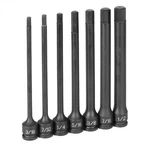 Grey Pneumatic 1267h 3/8" Dr 7pc 6" Lngth Fractional Hex Driver S. Fixed Price $154.88.
