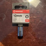 Crescent 1/4" Drive 10mm 6 Point Metric Socket - Cds17n. Fixed Price $8.99.