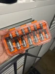 Klein Tools 13- Piece Knurled Hex Bit Socket Set #65213hex. Fixed Price $35.00.