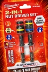 Milwaukee 49-66-4565 Shockwave Impact Duty Quik-clear 2-in-1 Magnetic Nut Driver. Fixed Price $18.89.