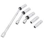 Michaelpro Mp005043 5-piece 3/8-inch Drive Magnetic Swivel Spark Plug Socket Set. Fixed Price $70.99.