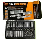 Gearwrench 80314d 47pc. 1/4" Drive 6 Pt. Socket Set, Standard & Deep, Sae/metric. Fixed Price $52.52.