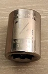 Craftsman Usa 1/2" Socket 12 Point 3/8" Drive 34634 Easy Read. Fixed Price $10.00.