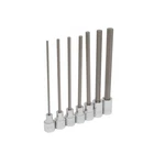 Urrea 4990-7l 3/8 Drive Hex Extra Long Bit Sockets Sae 7 Pieces. Fixed Price $41.28.