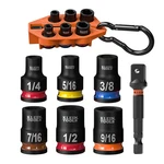 Klein Tools 33808 Grab-and-go Impact Socket Set, Sae, 7-piece Set With.... Fixed Price $32.17.
