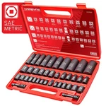 Carbyne 40 Piece Impact Socket Set, Sae & Metric, Standard And Deep Sockets, .... Fixed Price $79.98.