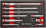 Bilitools Wobble Extension Set, 9 Pcs Set 1/4 3/8 1/2, Ratchet. Fixed Price $42.62.