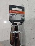 Crescent Cds97n Full Polish Chrome 3/4 In. Drive 12-point Sae Socket 1-1/4. Fixed Price $12.50.