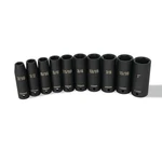 Steelman 10-piece 1/2-inch Drive Sae Deep 6-point Impact Socket Set,. Fixed Price $41.99.