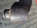 15063, Proto, Impact Socket, 3-11/16", 1-1/2" Drive, 6 Point, New Old Stock. Fixed Price $100.00.
