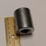 Craftsman Vintage 1" 6 Point 1/2" Drive Shallow Socket Made In Usa 44066 Gk. Fixed Price $14.44.