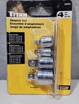 Titan 32973 4-piece Socket Adapter Set 16104 Nrw Sealed!. Fixed Price $4.50.