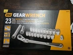 Gearwrench 23pc 3/8 Pass-thru 6pt Sae/metric Socket Tool Set. Fixed Price $100.00.