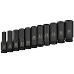 Powerbuilt Metric Deep Impact Socket Set, 1/2 Inch Drive, 6 Metric, Black. Fixed Price $89.99.