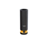 Klutch 3/8in.-drive 6-point Chrome Molybdenum Deep Impact Socket, 1/2in. Sae. Fixed Price $14.49.