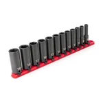 Tekton Sid91103 3/8" Drive Deep 6-point Impact Sockets, 12-piece. Fixed Price $58.99.