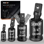 Showmemy Universal Joint-socket, Impact Swivel Socket Set, 4-piece, Full Size. Fixed Price $52.71.