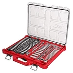 Milwaukee 106pc Ratchet & Socket Set 1/4-3/8" Drive Sae-mm Packout Ready. Fixed Price $393.68.