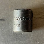 Cornwell 1/2" Impact Socket 3/8" Drive 12 Point P2116 Vintage Usa. Fixed Price $7.50.