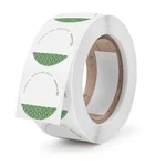 Vegware Compostable Write-on Food To Go Stickers 1000-1.7 Round Labels Plants. Fixed Price $61.51.