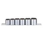 3/8" Drive Socket Set Metric 6 Pieces 20 Mm To 25 , Chrome, Skt St, Chrm,. Fixed Price $28.41.