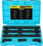 Hotyell Spline Lug Nut Socket Set, 12-piece Wheel Lock Removal Tool Black. Fixed Price $70.00.