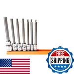 Mayhew Tools 16034 Metric Hex Insert Socket Bit Set Chrome 7-piece Medium-length. Fixed Price $67.58.