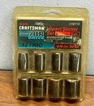Craftsman Metric Shallow Impact Socket Set 3/8 Drive 6 Point 9. Fixed Price $75.00.