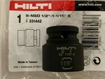 Hilti 1/2" Drive S-nsd Shallow Impact Socket - 1-1/16" 6 Point New. Fixed Price $12.00.