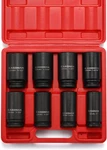 Heavy Duty 3/4" Drive Deep Impact Socket Set, 8 Piece Sae Sizes, 6 Point. Fixed Price $60.73.