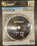 1 New Graff 19180 7 Diamond Saw Blade W/increased Segments Nnb ***make Offer***. Fixed Price $24.99.